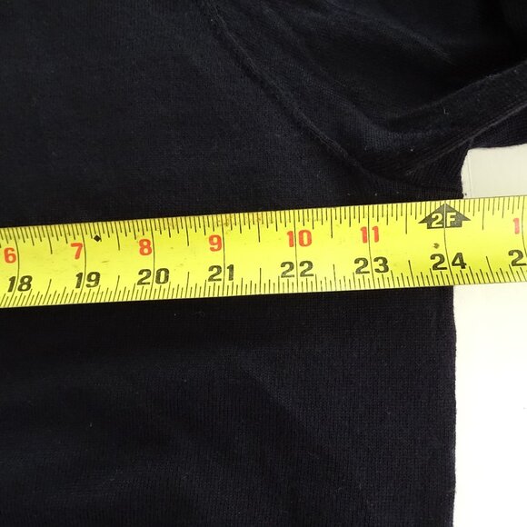 Polo Ralph Lauren Navy Blue Slim Fit Merino Wool V-Neck Sweater Men Size XXL - Picture 6 of 8